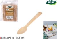 Algon Set Lepels Toetjes Hout 13,8 cm 50 Stuks