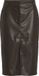 VILA VIDAGMAR HW MIDI COATED SKIRT NOOS Femme Jupes Coffee Bean