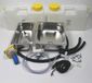 12V Mini-keuken, verkoopstand, bouwpakket. Inclusief spoelbak, afmetingen: 325x265x100 mm en 325x176x100 mm. Dubbele spoelbak