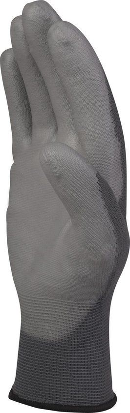 Delta Plus gebr. handschoen polyamide/palm met pu grijs mt.10 - 3295249125769