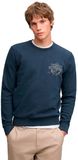Superdry Mercantile Crew Sweatshirt Blauw S Heren
