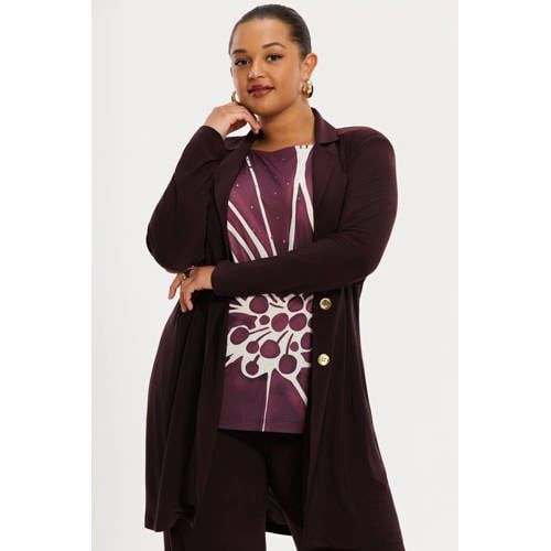 YOEK regular blazer dark red