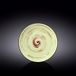Wilmax WL-669112/A Porseleinen ronde plaat, pistache, 20,5 cm diameter