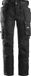 Snickers Workwear Snickers 6241 AllroundWork Stretch Werkbroek met Holsterzakken - Zwart/Zwart - 152