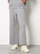 Apricot Waffle Knit Wide Leg Trousers Grey