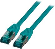EFB Elektronik CAT6a sFTP kabel 0.5 meter Groen