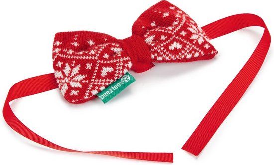 Beeztees Kerststrik - Hondenkleding - Rood - One Size