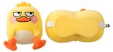 Peluche 4-en-1 : coussin, masque pour les yeux, porte-clés – Un canard drôle