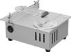 Mini scie de table - Scie de table électrique - 96 Watt - Fonctionnement sur secteur (AC) - Lame de scie réglable en hauteur - Modèle de table compact - Convient pour le travail du bois et les projets de bricolage - Blanc
