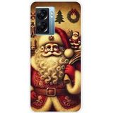 Oppo Bedrukt siliconen hoesje compatibel met Oppo A77 5G, Oppo A57 4G, Oppo A57 5G pere noel vintage