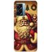 Oppo Bedrukt siliconen hoesje compatibel met Oppo A77 5G, Oppo A57 4G, Oppo A57 5G pere noel vintage