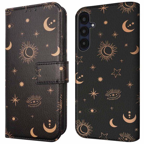 imoshion Design Bookcase voor de Samsung Galaxy A55 (5G) - Sky Black