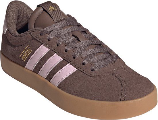 Adidas VL COURT 3.0 Women's Sneaker Shoes IH6516 Earth Strata / Clear Pink
