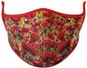 Otso Mondkapje Floral Rood, Veelkleurig S-M