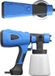 Happyment Pistolet à peinture électrique - 1000ML Pistolet à peinture portable - 3 modèles de pulvérisation - Bleu/Noir