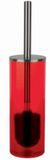 Spirella Toiletborstel met Houder – Rood