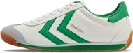 hummel STADION Lage Sneakers Unisex Volwassenen WHITE/GREEN
