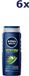 Nivea Men Gel douche 3 en 1 - 6 x 500ML