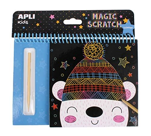 Apli Kids 16524 Magic Scratch Pad Winter - 8410782165248