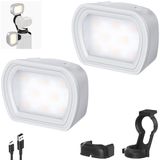 NEEWER Basics Set van 2 magnetische hulplampen, compatibel met DJI OSMO Pocket 3 Gimbal Camera Creator Combo, USB C oplaadbare mini-LED-vullamp bevestiging voor selfie vlog video-opname, M21