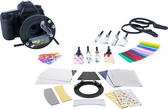 Lensbaby OMNI Deluxe Collection III - LARGE - Creative Filter Set - 77mm