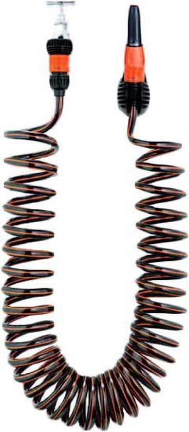 Claber 9034 - Spiraalslang - 10 m - Zwart/Oranje