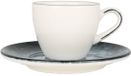 Bonna Sepia - Tasse à expresso & soucoupe - 80 cc - Porcelaine - set de 6