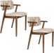 Dutchbone Sara Eetkamerstoelen Beige - Set van 2