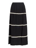 VILA Maxi rok VIMANDA High waist Zwart
