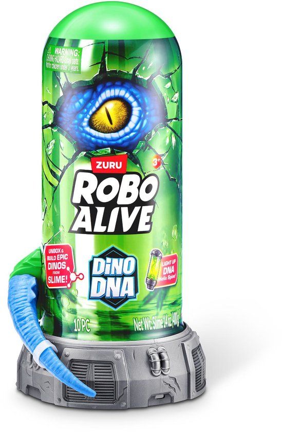 ZURU Robo Alive DNA Dino speelset - interactief dinosaurus speelgoed in tube