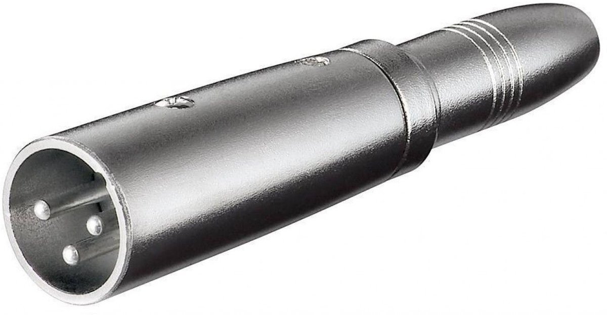 ELECTROVISION XLR (m) - 6,35mm Jack stereo (v) adapter