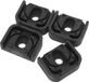 MTTproducts Pieds anti-vibrations 4 pièces - Caoutchouc - Amortisseurs de vibrations Climatiseur