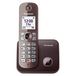 Panasonic KX-TG6851GA draadloze telefoon (tot 1.000 telefoonnummers vergrendelen, overzichtelijke lettergrootte, luide telefoon, volledig handsfree spreken) mokka bruin