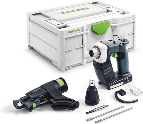 Festool DWC 18-2500-Basic 18V Li-Ion accu bandschroefmachine body in systainer - 18Nm - 55mm - koolborstelloos