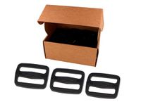 VELOX Schuifgesp, zwart, 25,30 mm