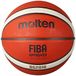 Molten BG2010 Deep Seams FIBA goedgekeurde premium rubberen basketbal voor binnen en buiten, oranje/ivoor