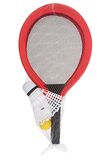 Idena 40003 - Softbalspel met XXL shuttle en 2 extra ballen, ca. 67 cm, in twee kleurvariaties, assorti, ideaal in de zomer voor tuin, park of strand