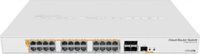 Mikrotik CRS328-24P-4S+RM - Managed Gigabit Ethernet PoE Switch - 24x RJ45, 4x SFP+, 1U - White