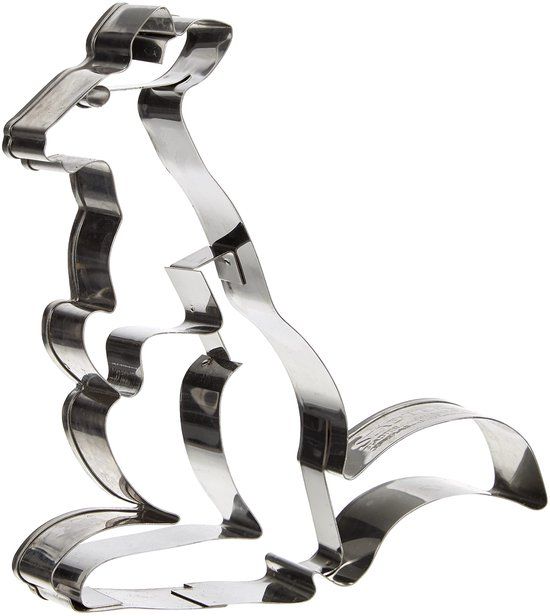 STAEDTLER Kangaroo Embossing Cookie Cutter, 13 cm, Stainless Steel, Silver