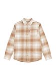 Levi's - Jongens hemd - Maat 116 - Bruin - Polyester