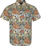 Sesame Street Comic - Allover Heren Shirt met korte mouwen - meerkleurig - S