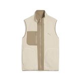 PUMA REVERSIBLE HYBRID SHERPA ARMLESS GIFT 68838887 r M Beige Polyester Mouwloos Mannen Volwassenen