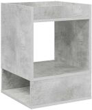 vidaXL Bijzettafel Beton Grijs 40 x 40 x 56 cm Bewerkt hout