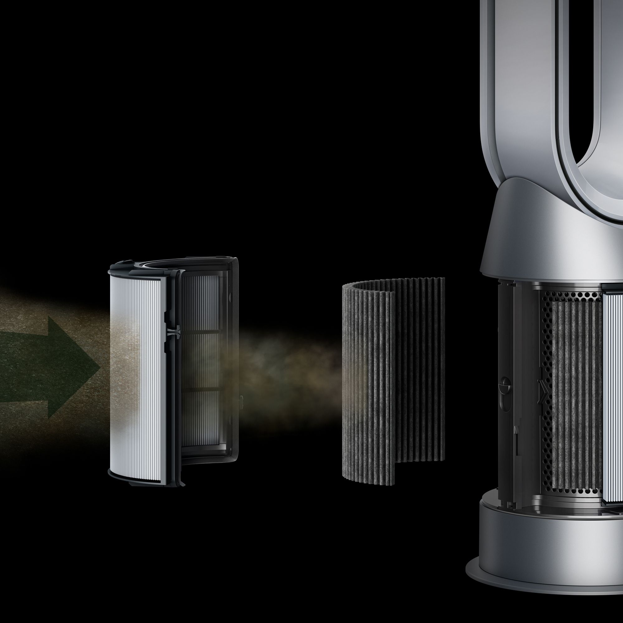 Dyson Purifier Hot+Cool AutoReact - Air Purifier with HEPA Filter