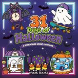 31 Days of Halloween: A Spooktacular Advent Countdown: 31 Bold & Easy Halloween Coloring Pages with Cute, Spooky & Cozy Hand-Drawn Designs for Adults and Teens