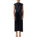 s.Oliver Robe Marine Taille : 38 | Robe Midi Outlet | Femme | Bleu