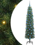 vidaXL Kunstkerstboom Groen 180 cm PVC en Staal en Kunststof