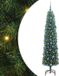 vidaXL Kunstkerstboom Groen 180 cm PVC en Staal en Kunststof