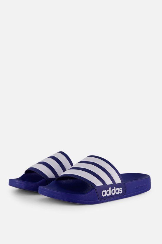 adidas Adilette Shower Unisex Badslippers - Blauw - Maat 47