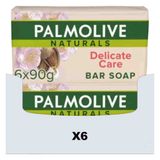 Palmolive 6x Palmolive Tabletzeep Delicate Care Almond & Milk 6x 90 gr